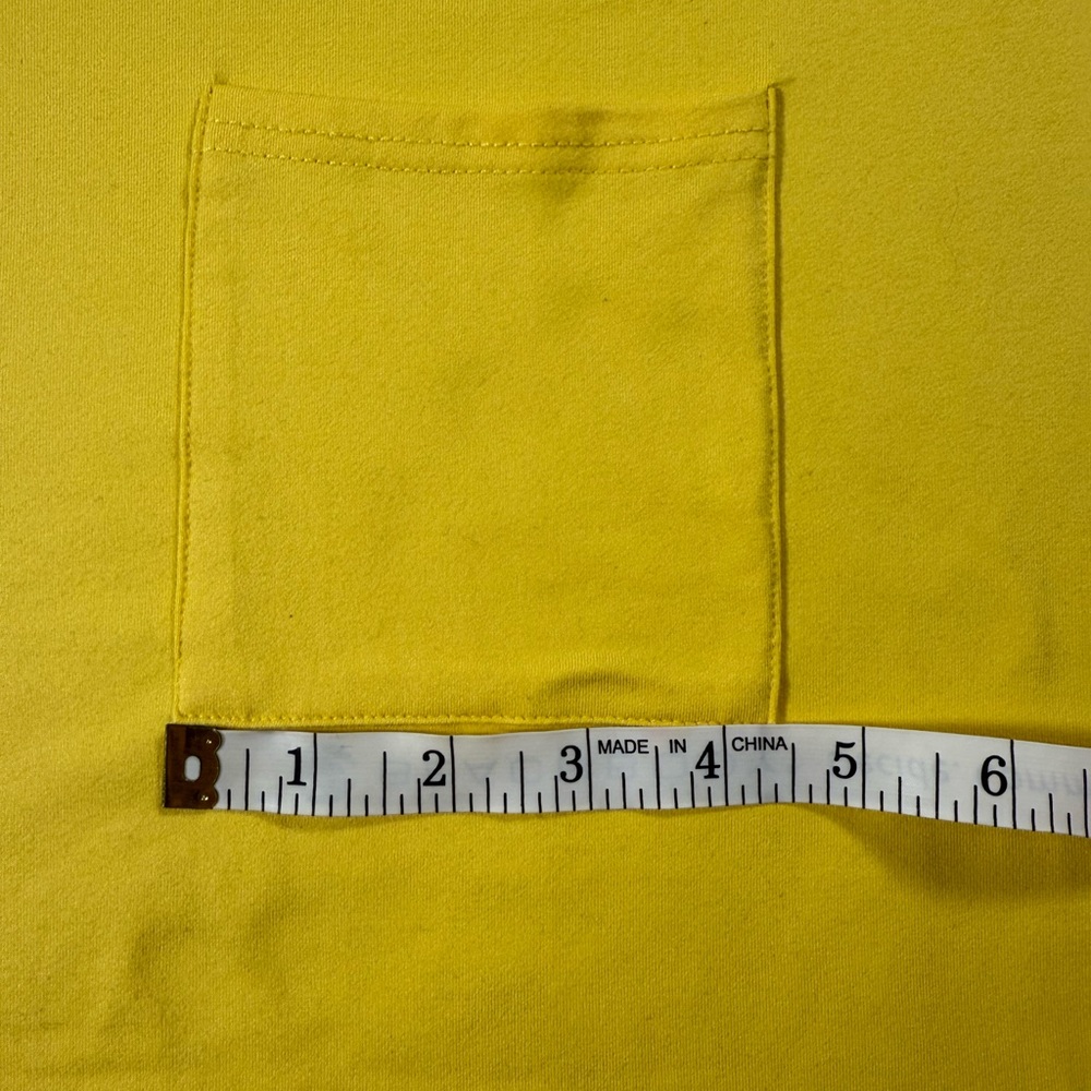 V-Neck Pocket Shirts, 2 pack, Yellow & Hot Pink, Women’s 2XL - Picture 6 of 10